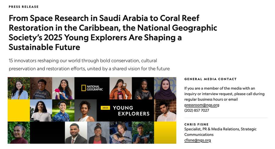 National Geographic Young Explorer